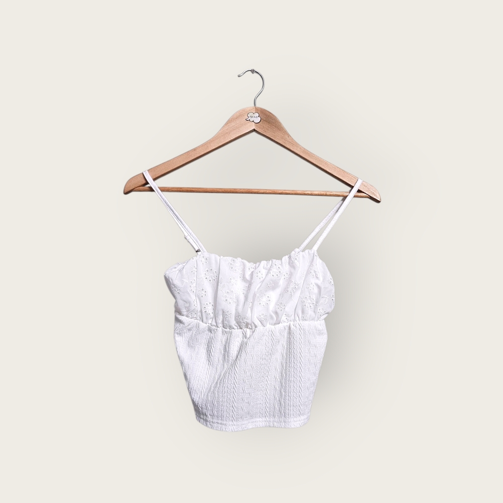 Chic White Camisole Top